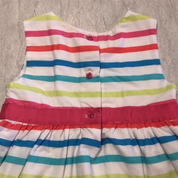 Place (4T) Rainbow 🌈 Striped Party Dress - Picture 6 of 8
